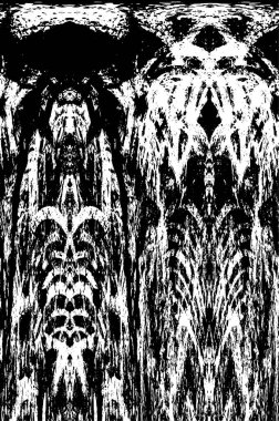 Eski soyut siyah beyaz arkaplan, grunge dokusu