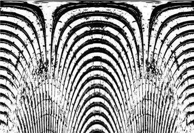 Beton siyah beyaz çatlaklar