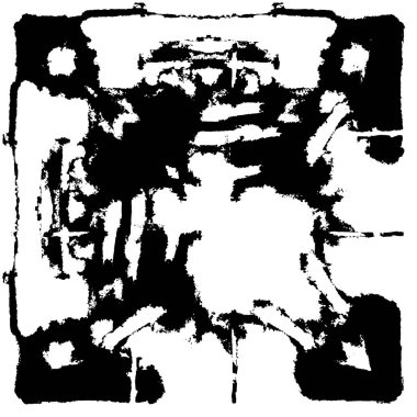 Soyut grunge dokusu. Siyah ve beyaz kabataslak doku. imdat tasarımı