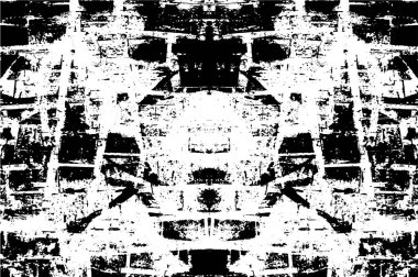 Eski soyut siyah beyaz arkaplan, grunge dokusu