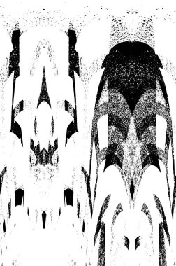 Eski soyut siyah beyaz arkaplan, grunge dokusu