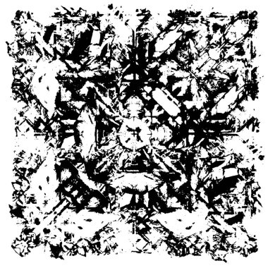 Eski soyut siyah beyaz arkaplan, grunge dokusu