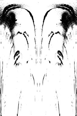 Beton siyah beyaz çatlaklar