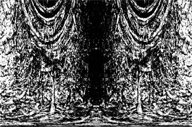 soyut antika desenli retro desenli