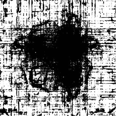 Grunge dokusu. Siyah ve beyaz kabataslak doku. imdat tasarımı