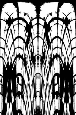 Grunge dokusu. Siyah ve beyaz kabataslak doku. imdat tasarımı