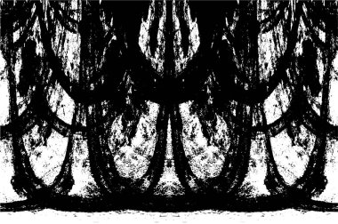 Grunge dokusu. Siyah ve beyaz kabataslak doku. imdat tasarımı