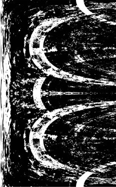 Beton siyah beyaz çatlaklar