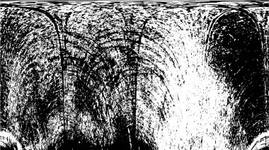 Siyah beyaz dokusunda sıkıntılı bir arka plan. soyut vektör illüstrasyonu.