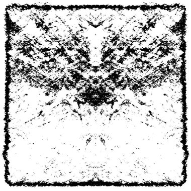 Siyah beyaz dokusunda sıkıntılı bir arka plan. soyut vektör illüstrasyonu.