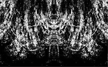 Siyah beyaz dokusunda sıkıntılı bir arka plan. soyut vektör illüstrasyonu.