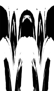 Siyah beyaz dokusunda sıkıntılı bir arka plan. soyut vektör illüstrasyonu.