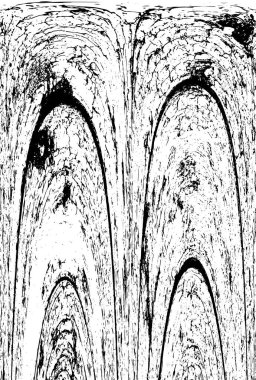 Siyah beyaz dokusunda sıkıntılı bir arka plan. soyut vektör illüstrasyonu.