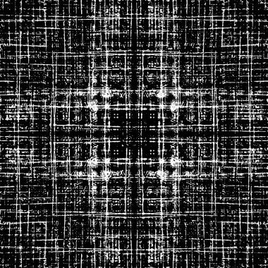 Siyah beyaz dokusunda sıkıntılı bir arka plan. soyut vektör illüstrasyonu.