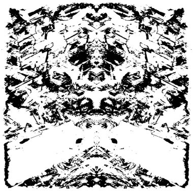 Siyah beyaz dokusunda sıkıntılı bir arka plan. soyut vektör illüstrasyonu.