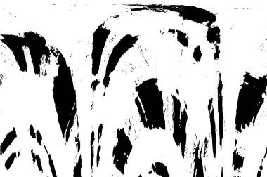 Siyah beyaz dokusunda sıkıntılı bir arka plan. soyut vektör illüstrasyonu.