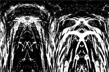 Beton siyah beyaz çatlaklar