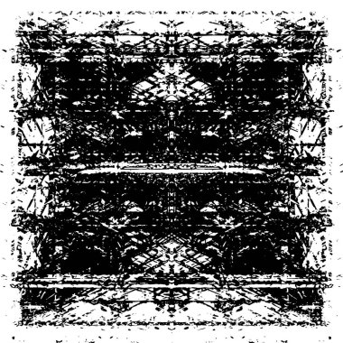 Siyah beyaz dokusunda sıkıntılı bir arka plan. soyut vektör illüstrasyonu.