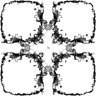 Siyah beyaz dokusunda sıkıntılı bir arka plan. soyut vektör illüstrasyonu.