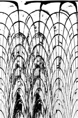 Beton siyah beyaz çatlaklar