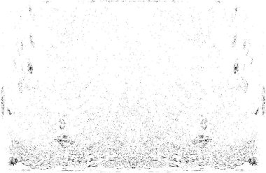 Grunge dikey olarak simetrik siyah beyaz doku. Tek renkli yıpranmış kaplama deseni. 