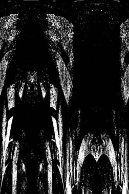 Beton siyah beyaz çatlaklar