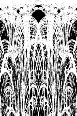 Beton siyah beyaz çatlaklar