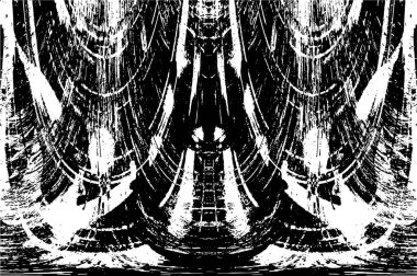 Beton siyah beyaz çatlaklar