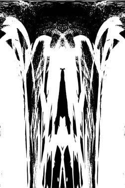 Beton siyah beyaz çatlaklar