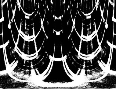 Beton siyah beyaz çatlaklar