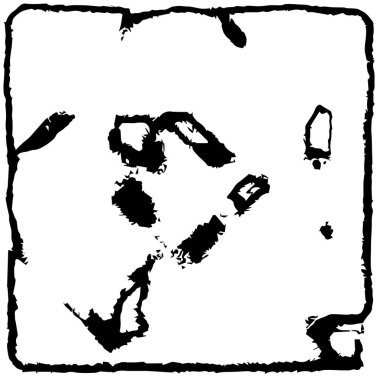 Soyut grunge monokrom arka planı. Vektör illüstrasyonu