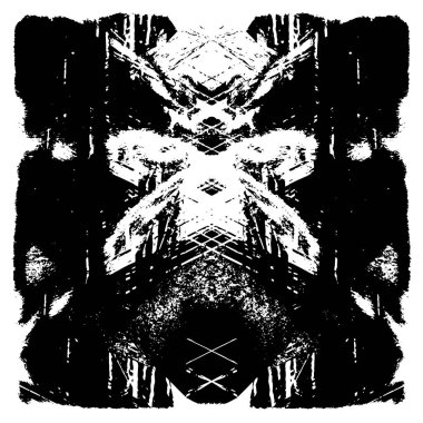 Soyut grunge monokrom arka planı. Vektör illüstrasyonu