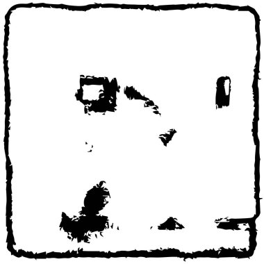 Soyut grunge monokrom arka planı. Vektör illüstrasyonu