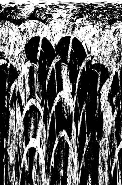 Soyut grunge monokrom arka planı. Vektör illüstrasyonu