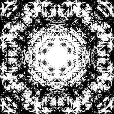 Soyut grunge monokrom arka planı. Vektör illüstrasyonu