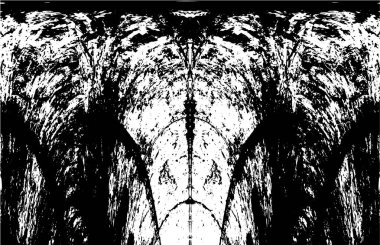 Soyut grunge monokrom arka planı. Vektör illüstrasyonu