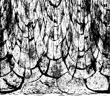 soyut antika desenli retro desenli