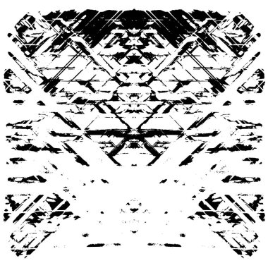 Soyut grunge monokrom arka planı. Vektör illüstrasyonu