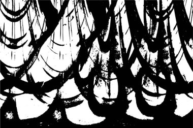 Soyut grunge monokrom arka planı. Vektör illüstrasyonu