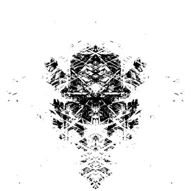 Soyut grunge monokrom arka planı. Vektör illüstrasyonu