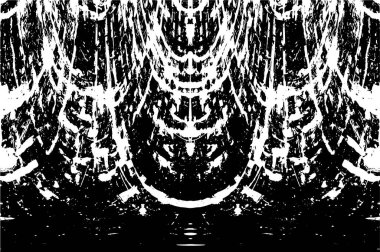 Soyut grunge monokrom arka planı. Vektör illüstrasyonu