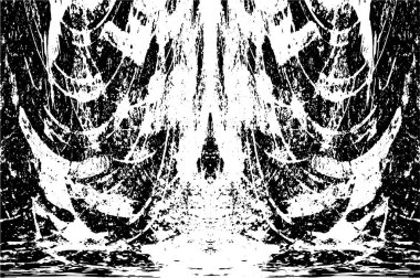 Soyut grunge monokrom arka planı. Vektör illüstrasyonu