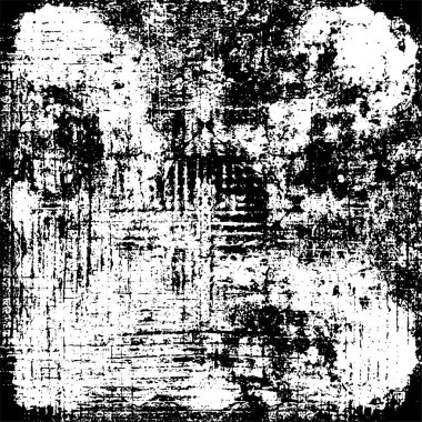 Soyut grunge monokrom arka planı. Vektör illüstrasyonu
