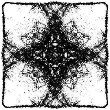 Soyut grunge monokrom arka planı. Vektör illüstrasyonu