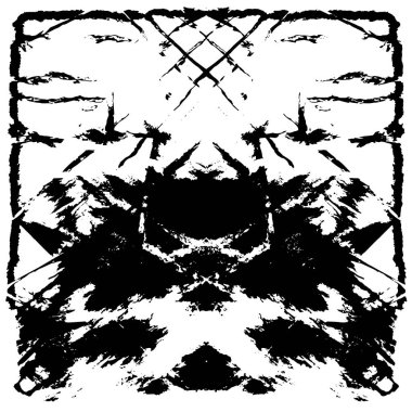 Soyut grunge monokrom arka planı. Vektör illüstrasyonu