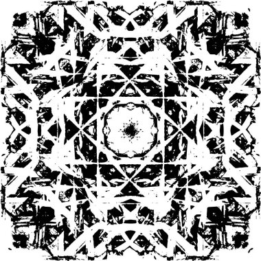 Soyut grunge monokrom arka planı. Vektör illüstrasyonu