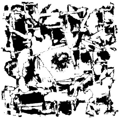 Soyut grunge monokrom arka planı. Vektör illüstrasyonu