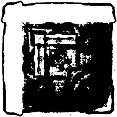 Soyut grunge monokrom arka planı. Vektör illüstrasyonu