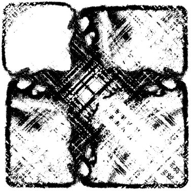 Soyut grunge monokrom arka planı. Vektör illüstrasyonu