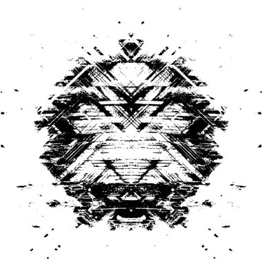 Soyut grunge monokrom arka planı. Vektör illüstrasyonu